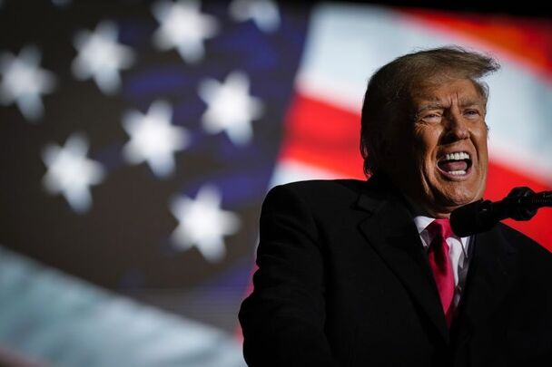Donald Trump, pictured here in November 2022.