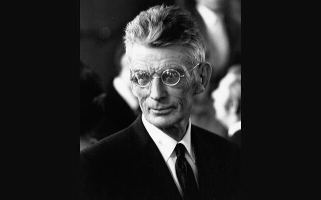 Irish playwright Samuel Beckett.