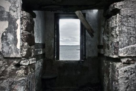 Inside the Gola Island national school, County Donegal. Inside the Gola Island national school, County Donegal.