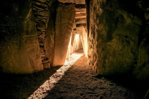 The Winter Solstice at Newgrange. The Winter Solstice at Newgrange.