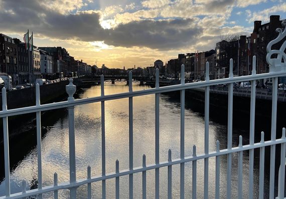 The river Liffey, in Dublin. The river Liffey, in Dublin.