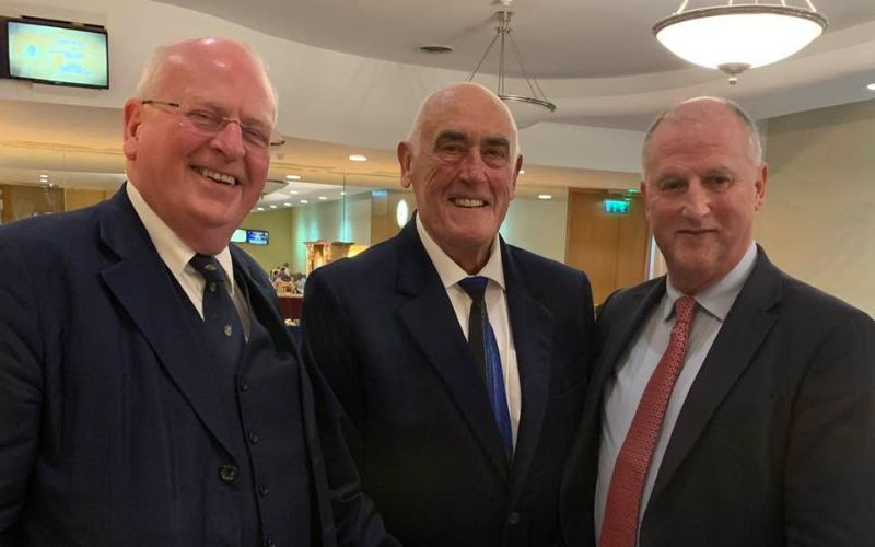 Senators Victor Boyhan and Michael McDowell with Billy Lawless (center). (Courtesy Seanad Independent Group) Senators Victor Boyhan and Michael McDowell with Billy Lawless (center). (Courtesy Seanad Independent Group)