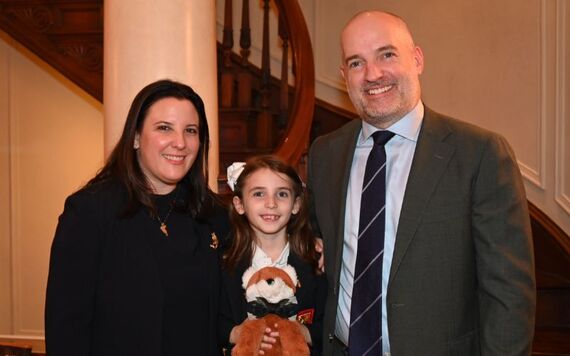 Jennifer Frankola Crawford and her family. Jennifer Frankola Crawford and her family.