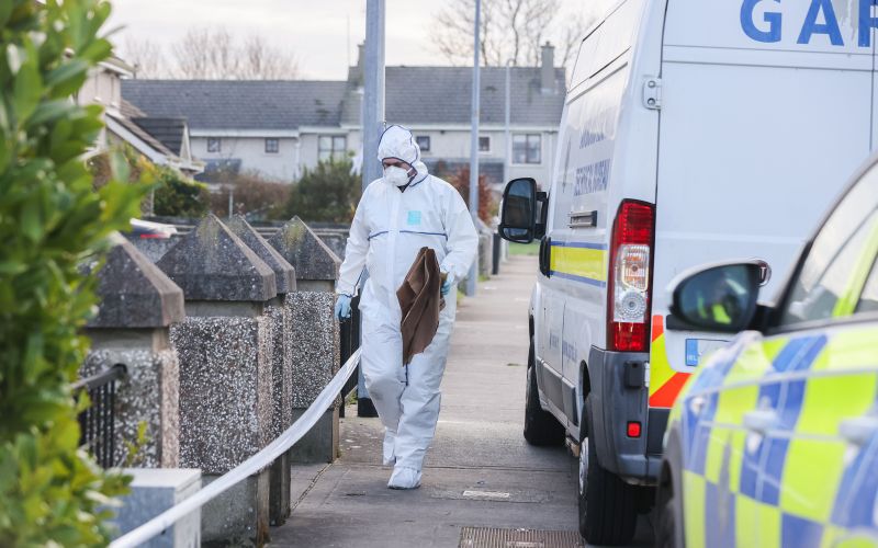 December 13, 2024: Searches at a property in Drogheda, Co Louth as part of the investigation into the disappearance and murder of Kyran Durnin. (RollingNews.ie) December 13, 2024: Searches at a property in Drogheda, Co Louth as part of the investigation into the disappearance and murder of Kyran Durnin. (RollingNews.ie)