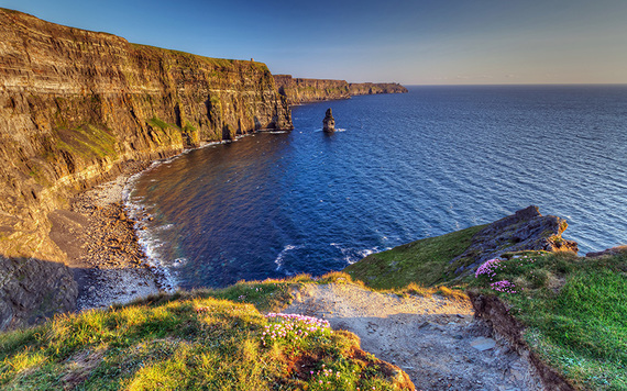 The Cliffs of Moher, in County Clare.